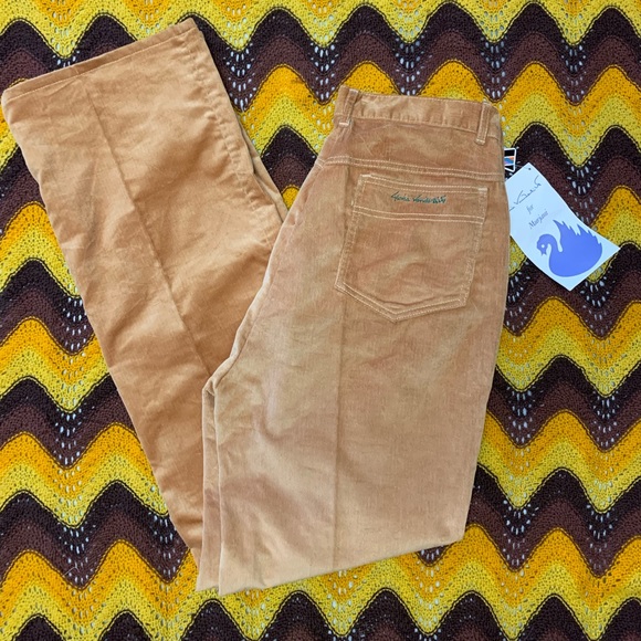 RARE VTG 1970s Corduroy Wide Leg Pants - Picture 8 of 14